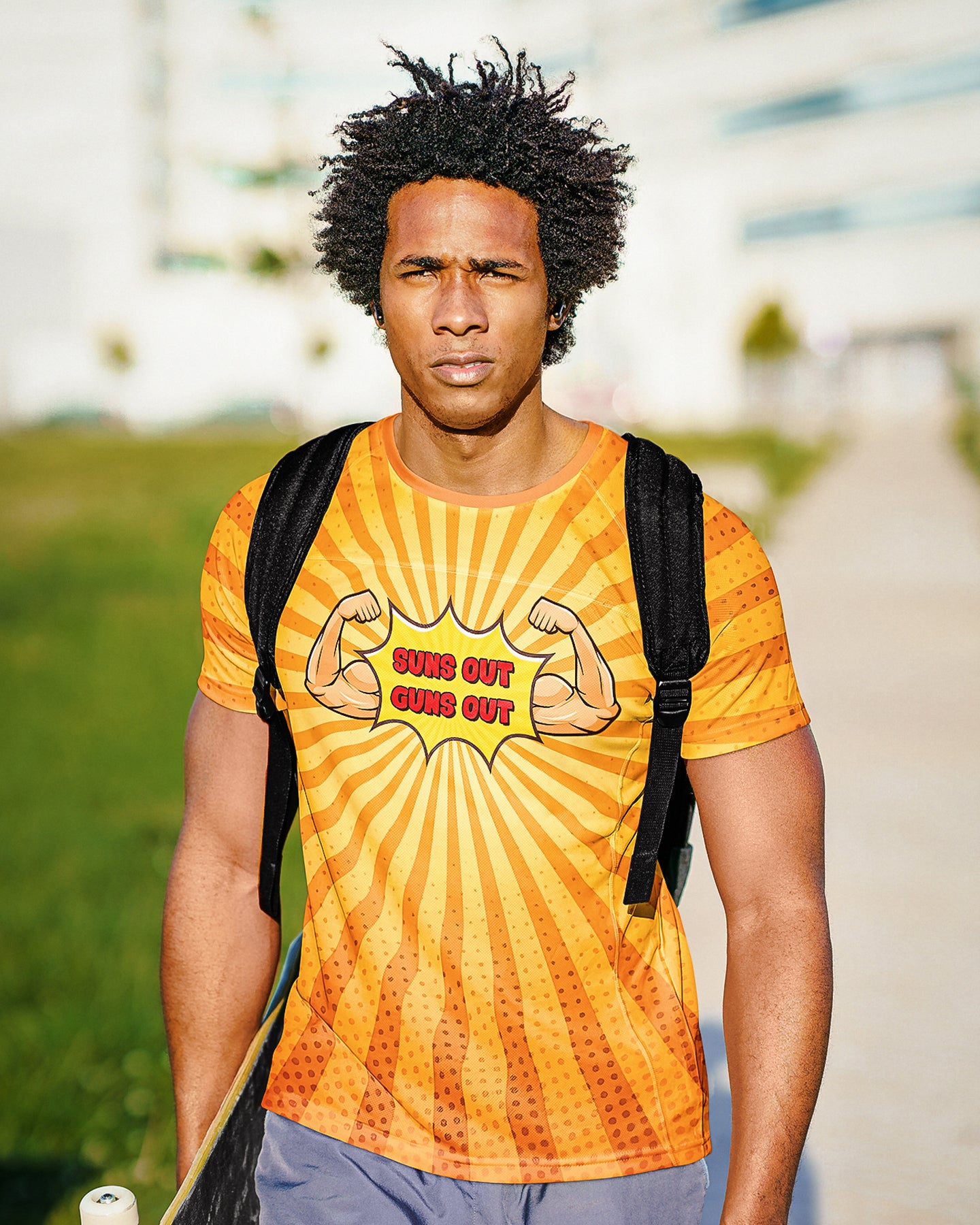 Suns Out Guns Out Men's Gym T-shirt