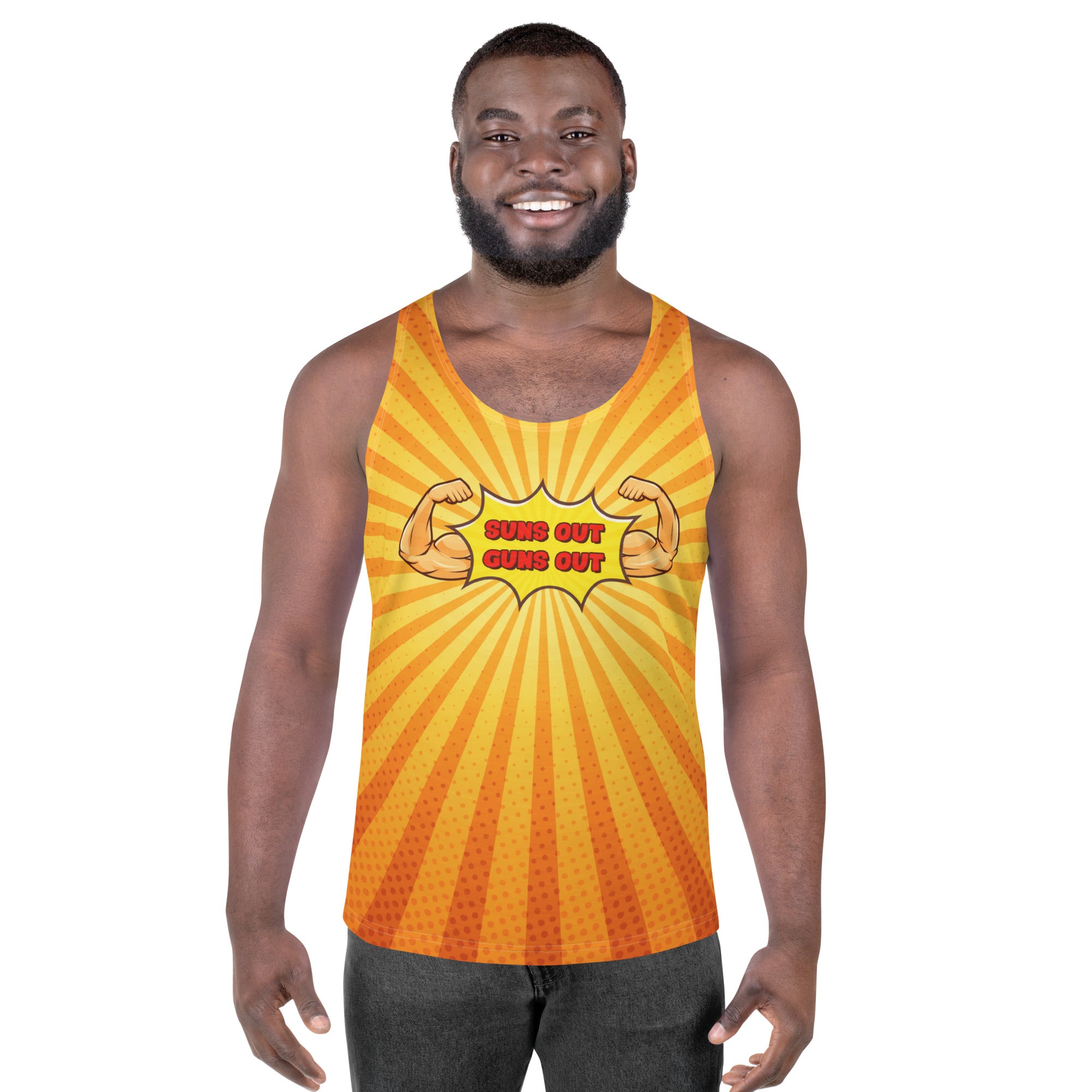 Suns Out Guns Out Men's Gym Tank⠀