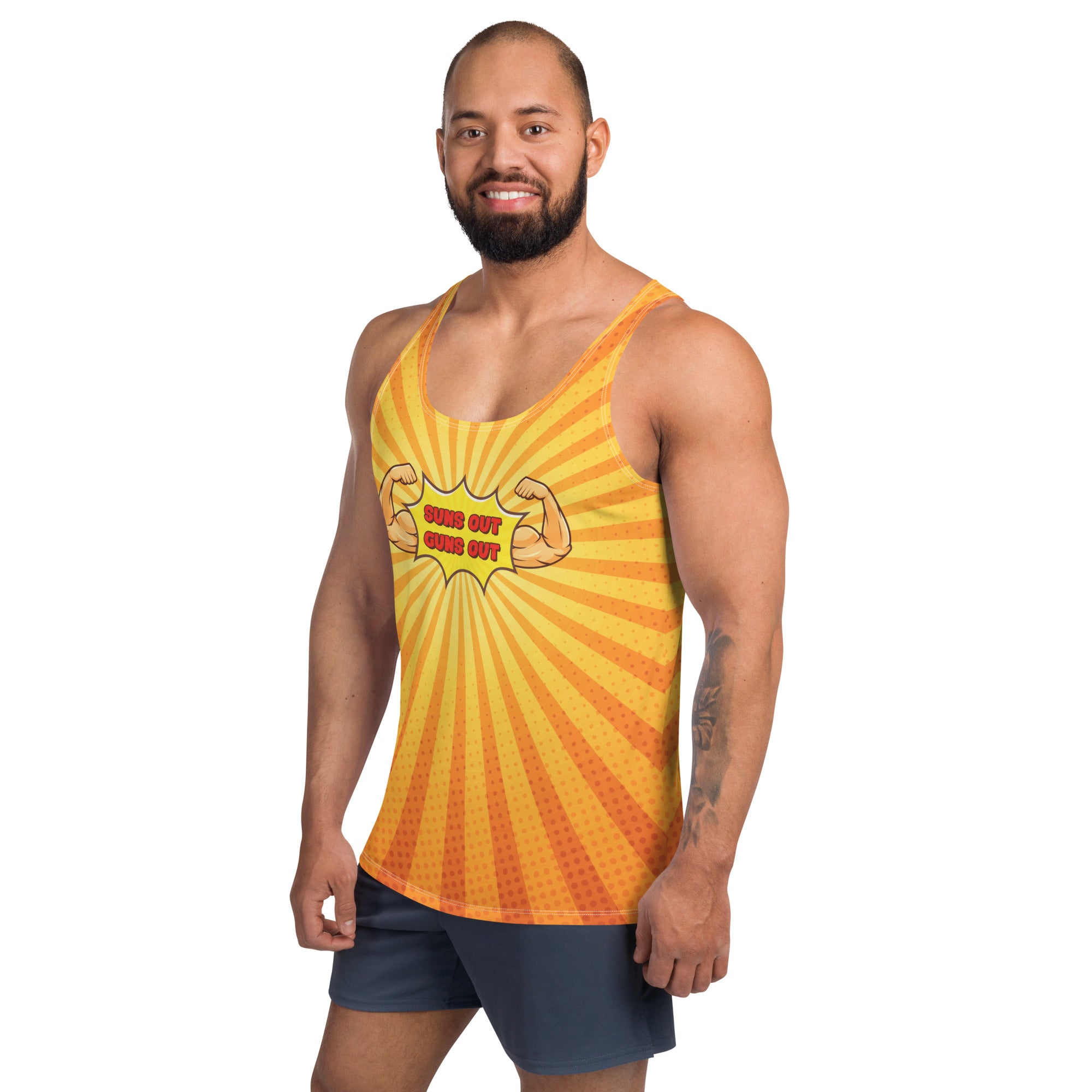 Suns Out Guns Out Men's Gym Tank⠀