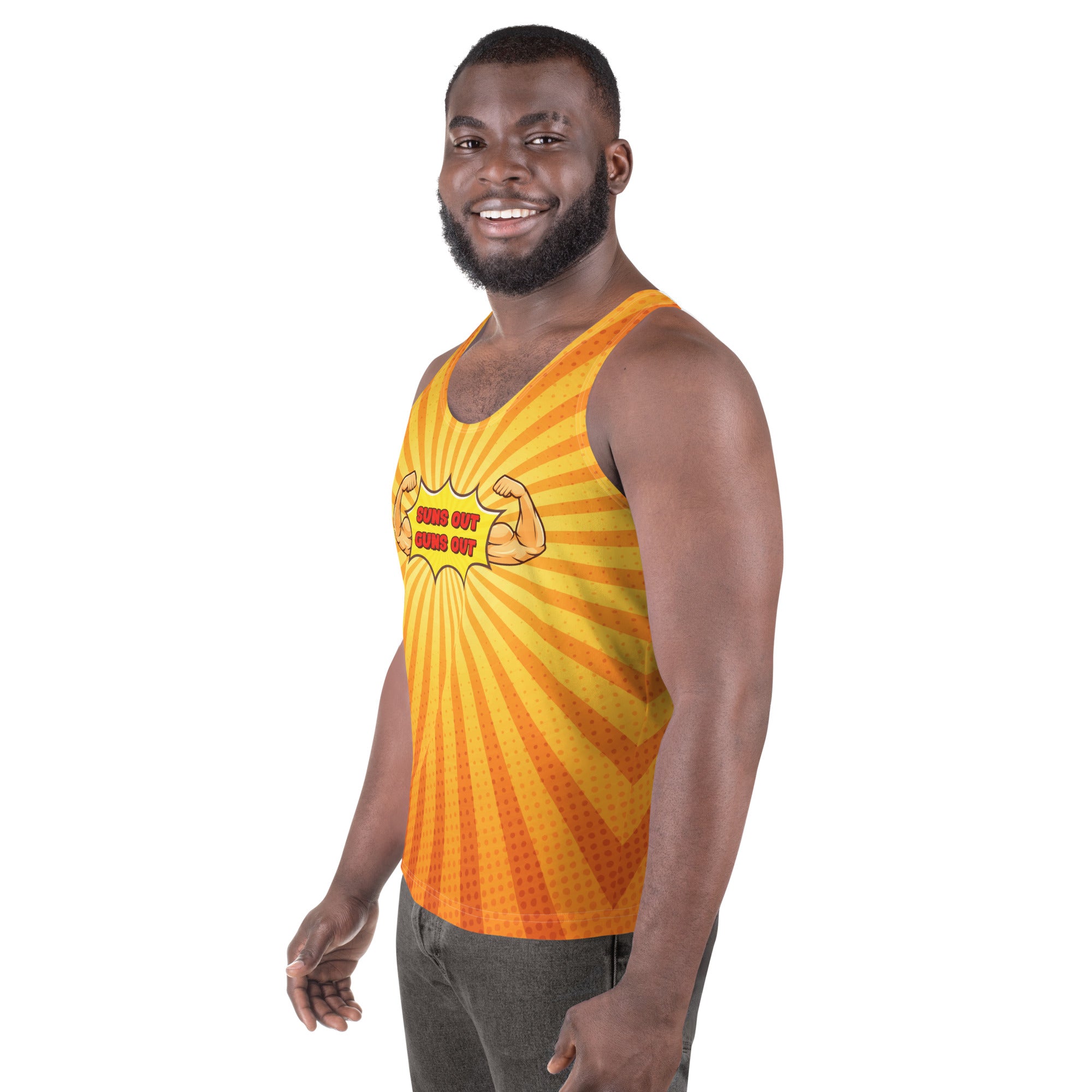 Suns Out Guns Out Men's Gym Tank⠀