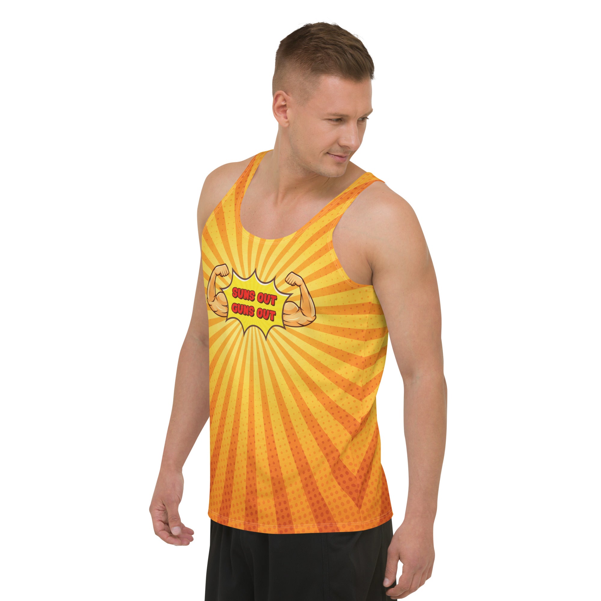 Suns Out Guns Out Men's Gym Tank⠀