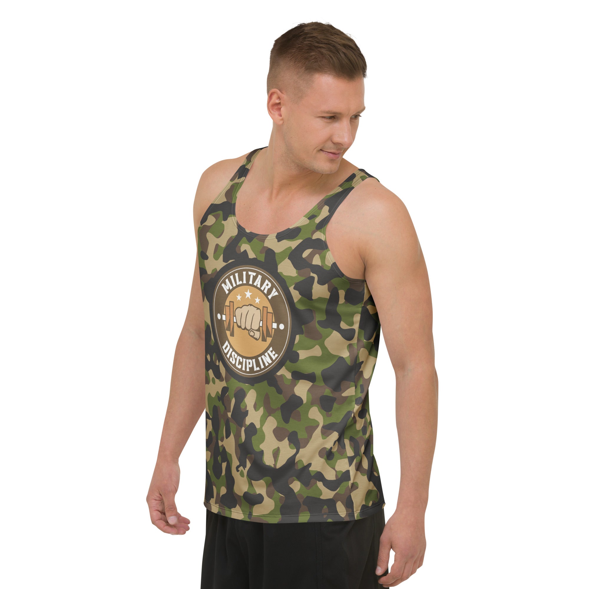 Military Discipline Men's Gym Tank⠀