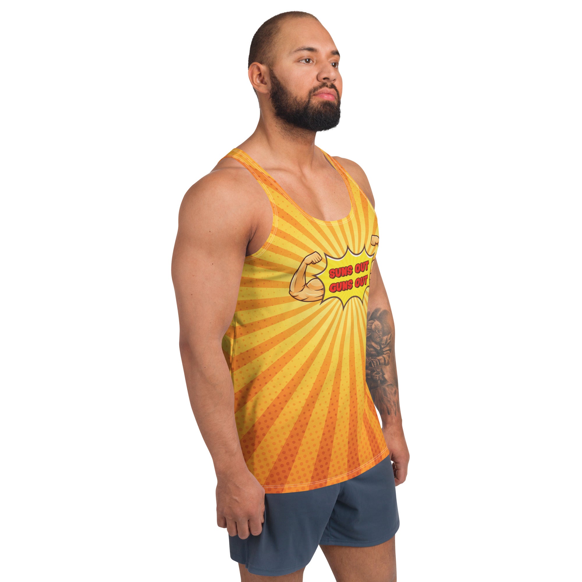 Suns Out Guns Out Men's Gym Tank⠀