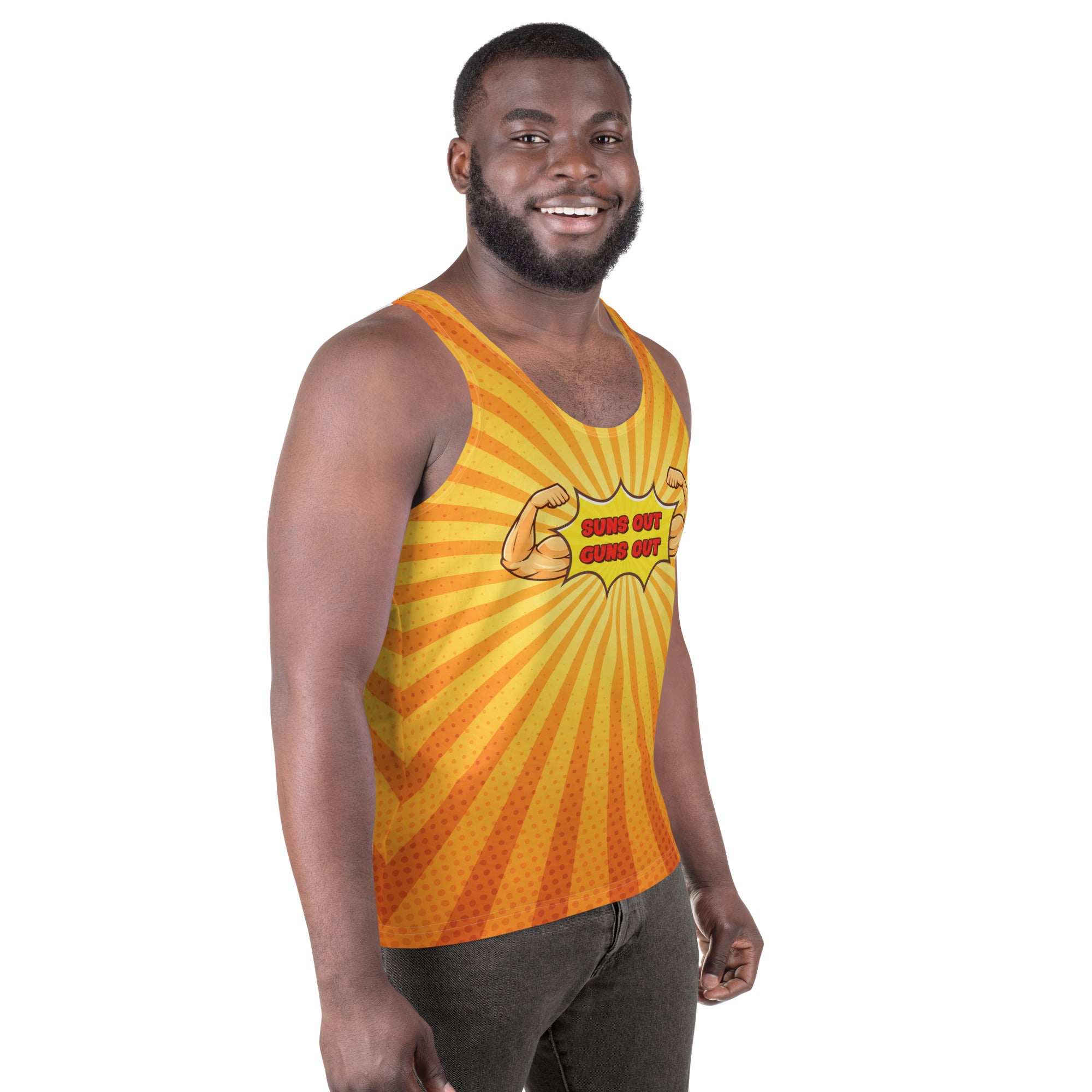 Suns Out Guns Out Men's Gym Tank⠀