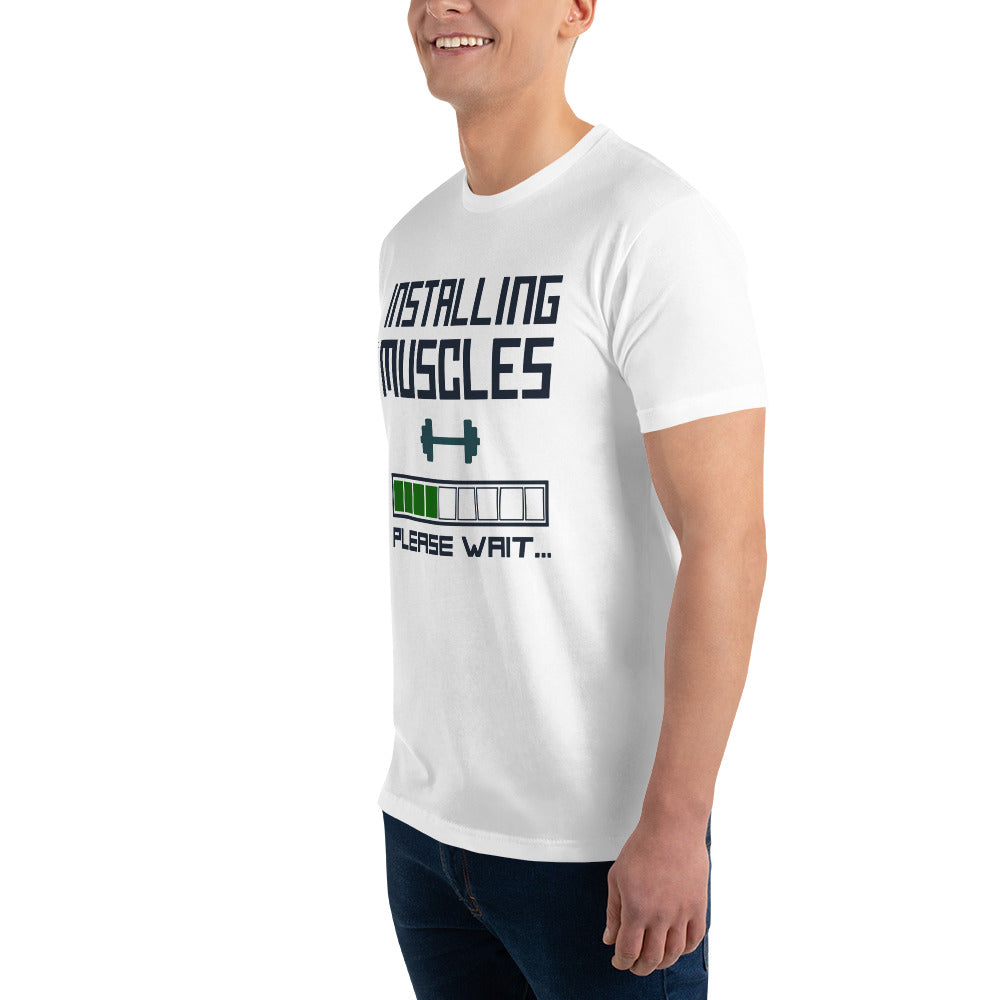 Installing Muscles Men's Gym T-shirt