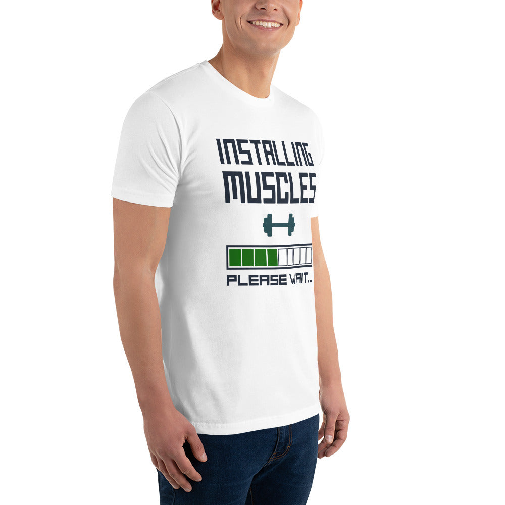 Installing Muscles Men's Gym T-shirt