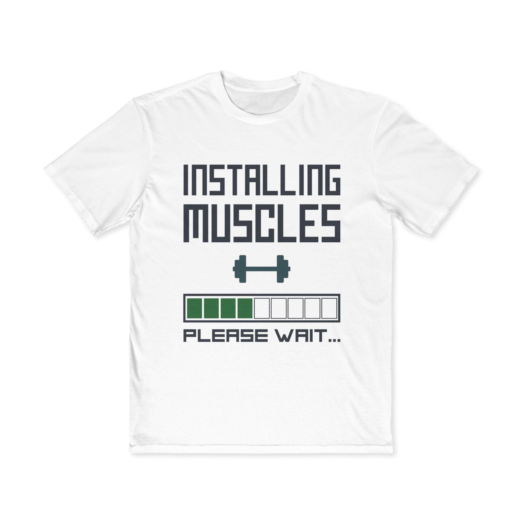 Installing Muscles Men's Gym T-shirt⠀