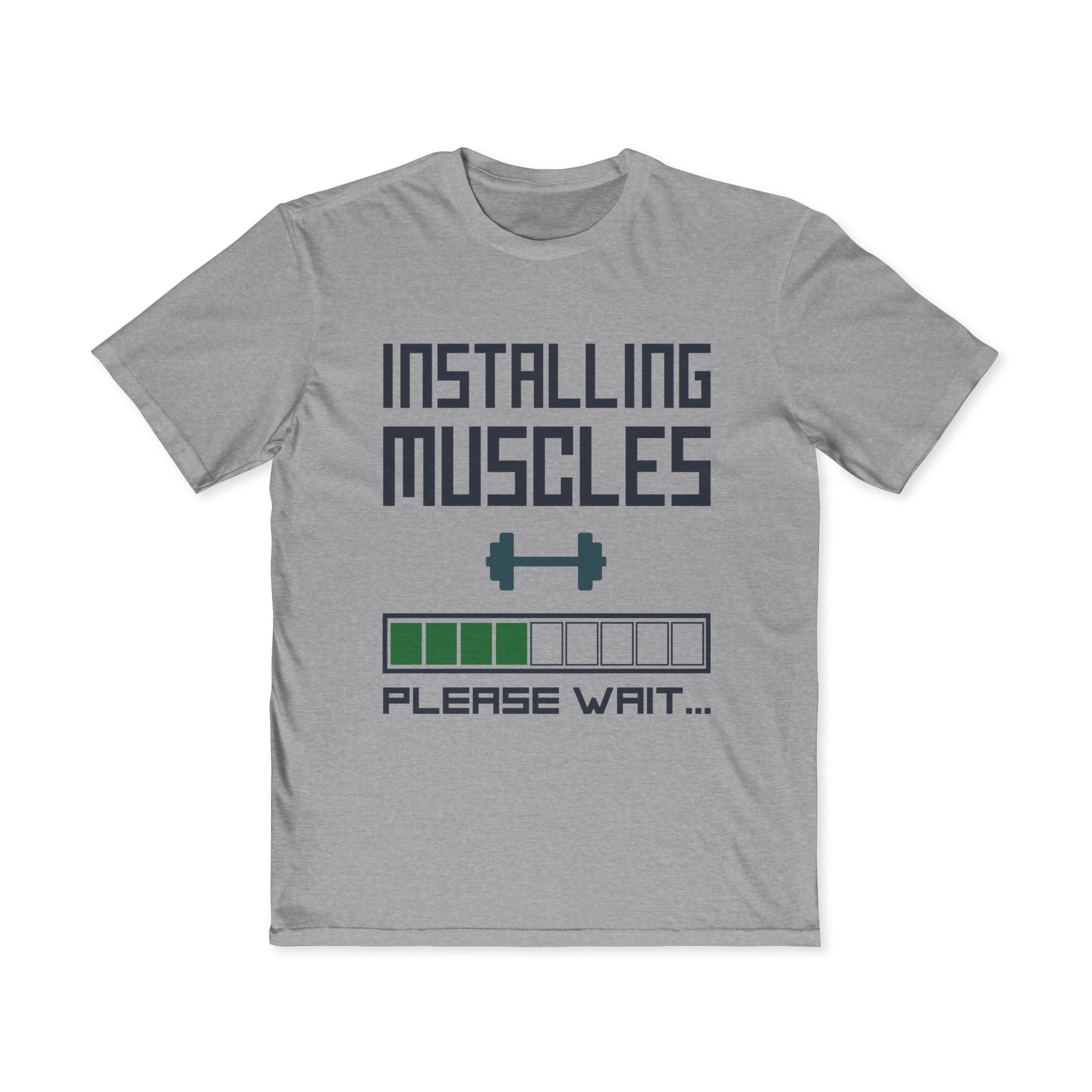 Installing Muscles Men's Gym T-shirt⠀