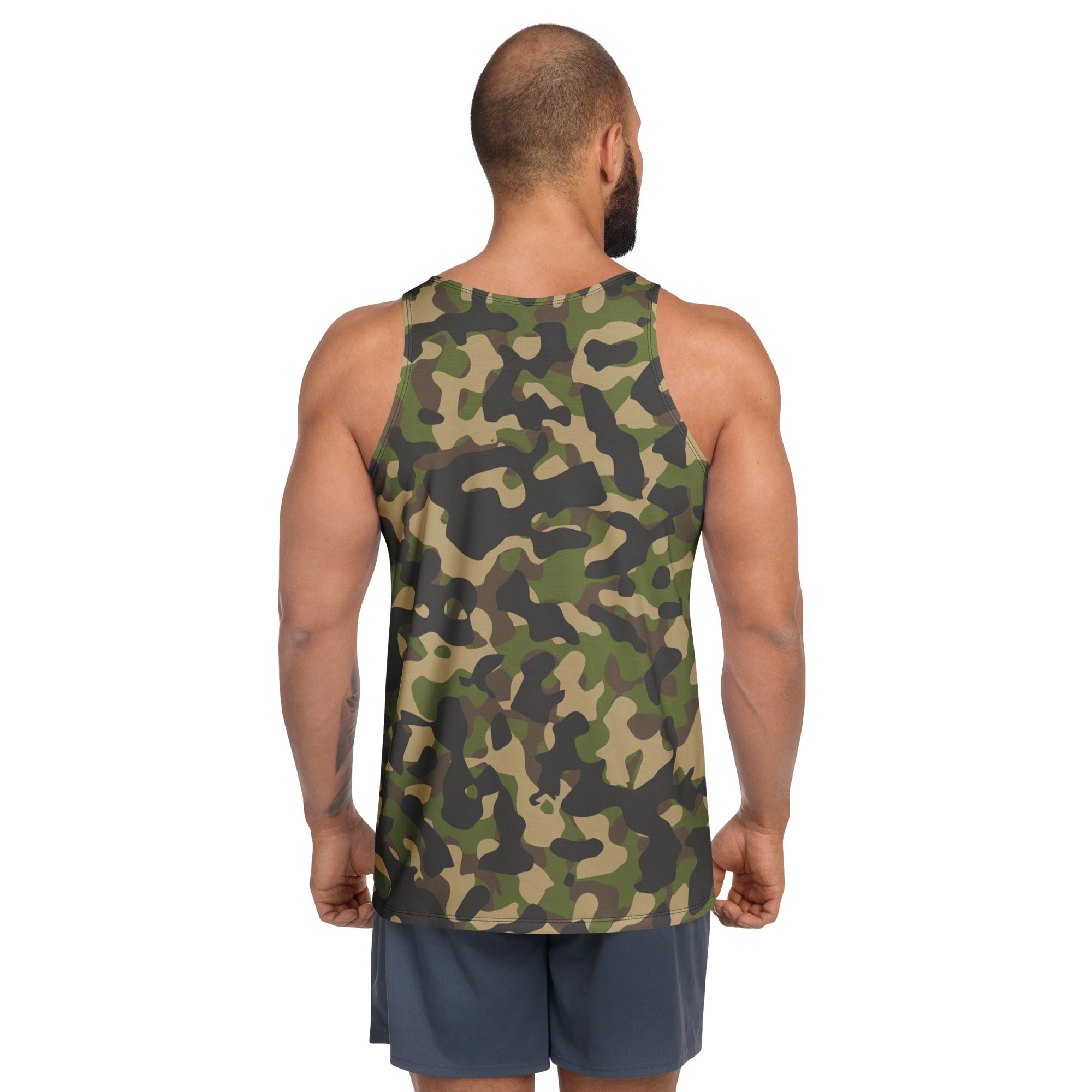 Military Discipline Men's Gym Tank⠀