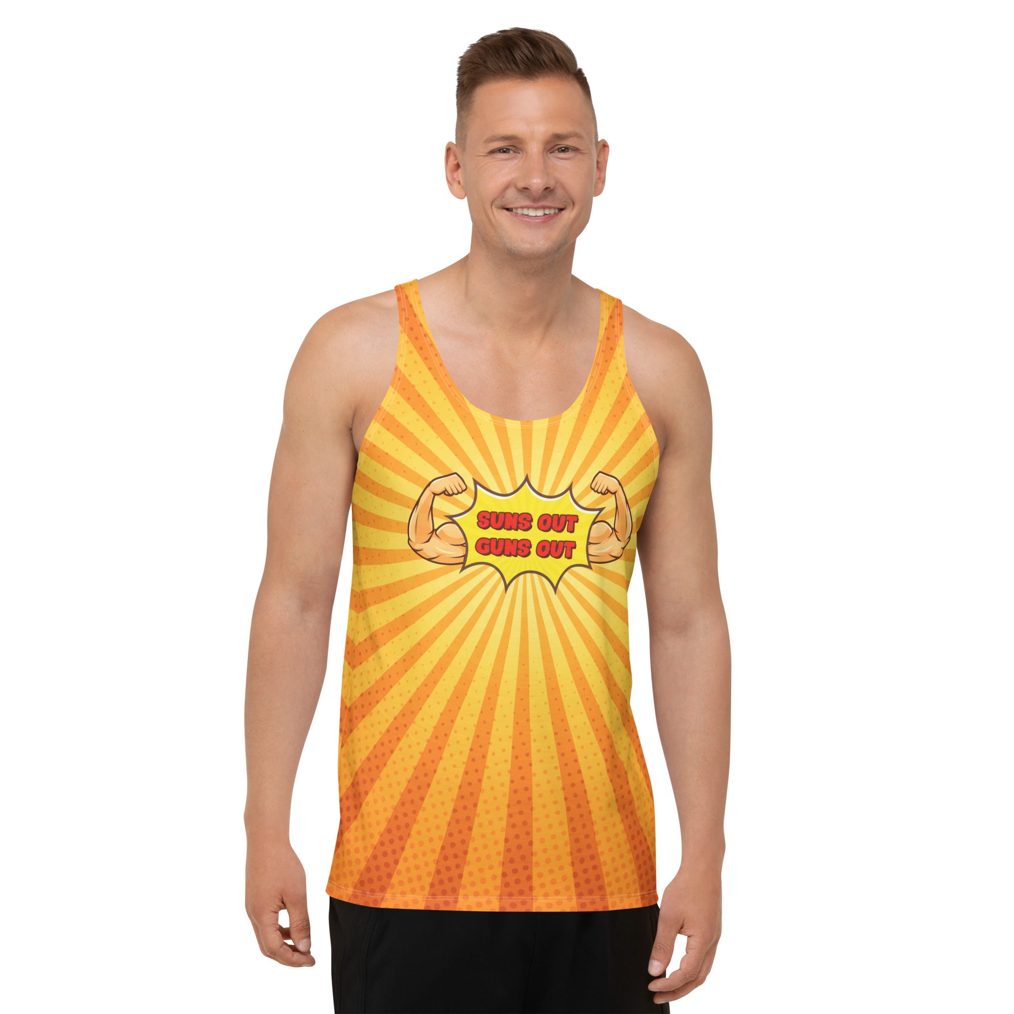 Suns Out Guns Out Men's Gym Tank⠀
