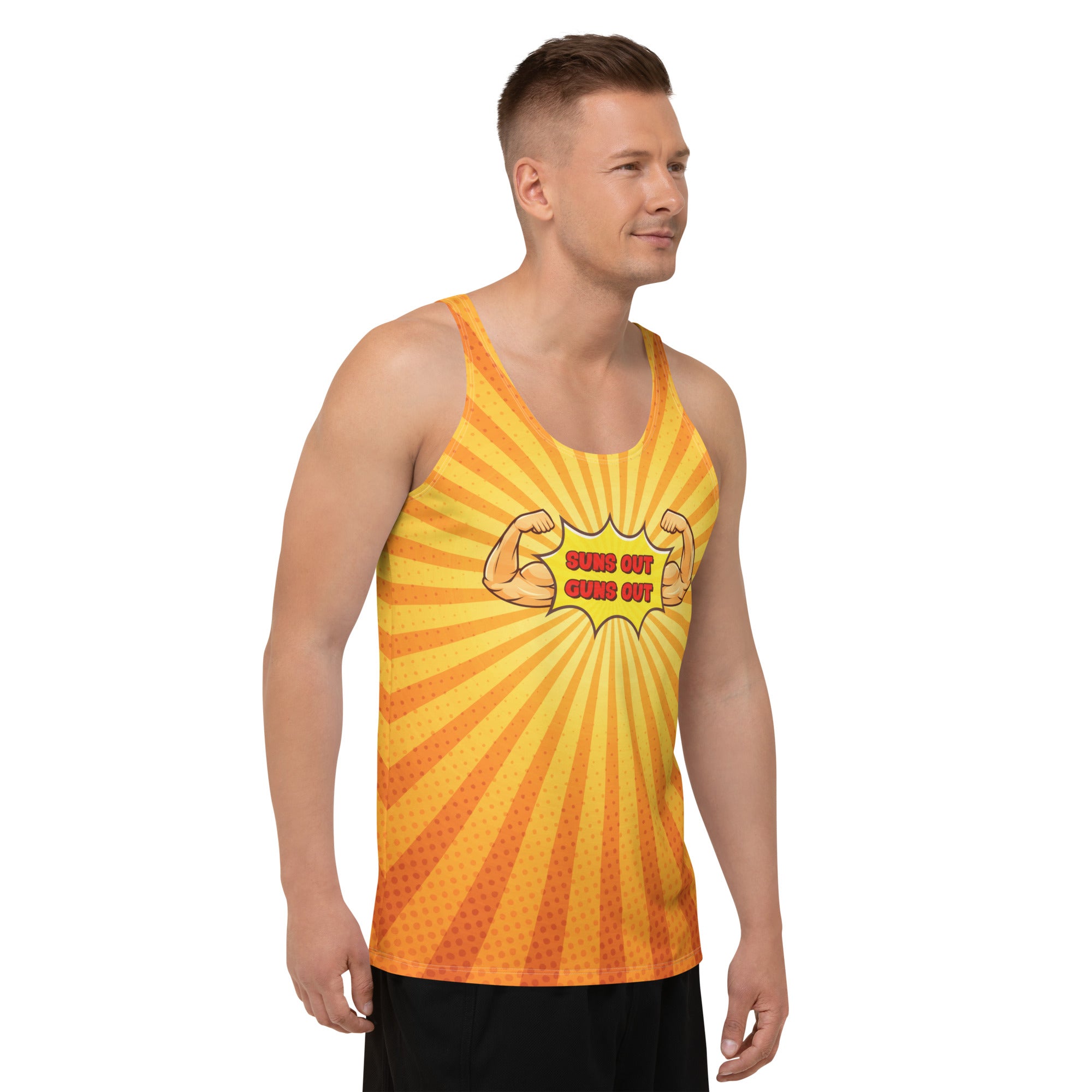Suns Out Guns Out Men's Gym Tank⠀