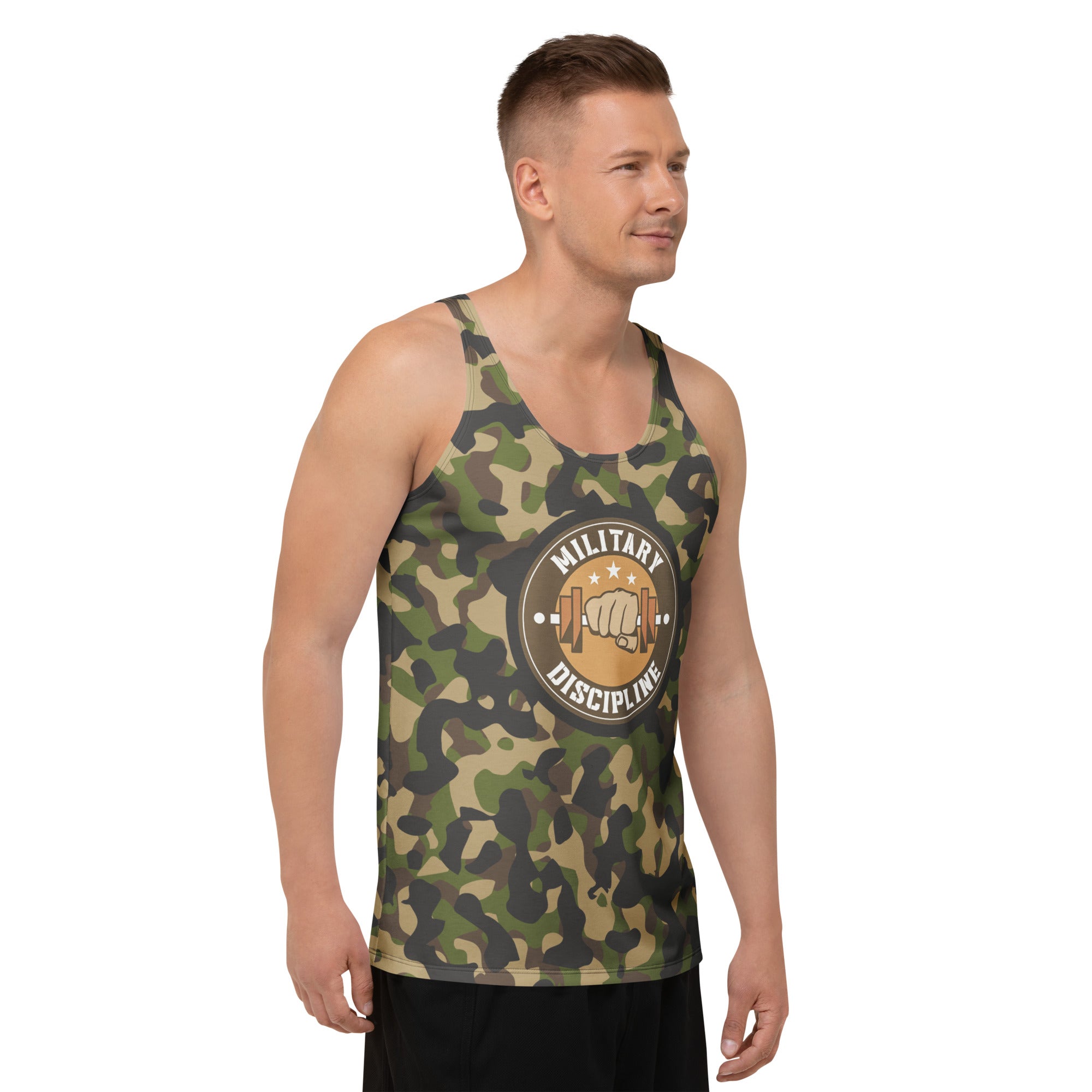 Military Discipline Men's Gym Tank⠀